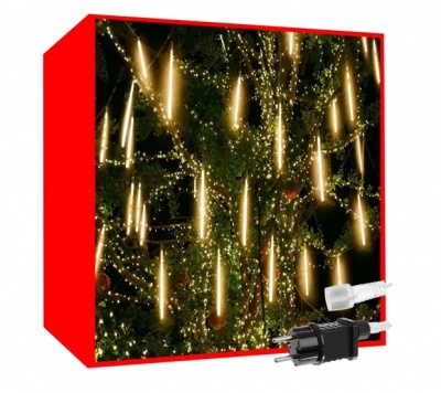 Gaismas - meteori  36 LED  50cm - silti  balti  19930.g