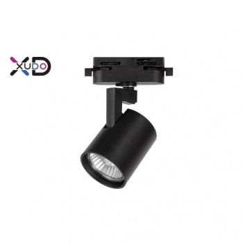 XD-IT101B  LED  GU10  lampa, 1-fāzes  sliedes  sistēmai, melna