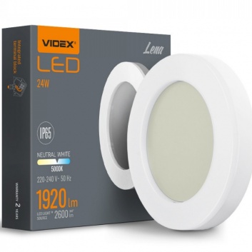 VIDEX  LED  āra  gaismeklis  24w  IP65  VLE-BHFR-245