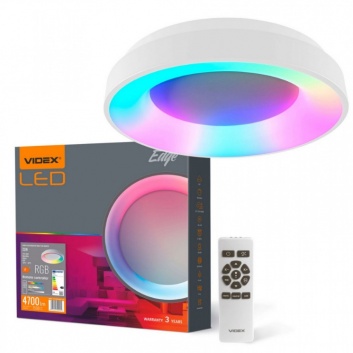 VIDEX  Led  griestu  lampa  VLE-ERC-RGB-72W