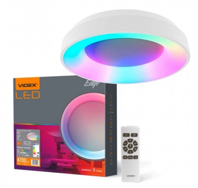 VIDEX  Led  griestu  lampa  VLE-ERC-RGB-72W