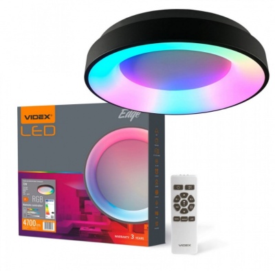 VIDEX  Led  griestu  lampa  72w  VLE-ERC-RGB-72B