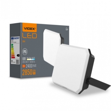 VIDEX  LED  prožektors   30W, 2400LM  5000K