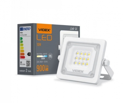 VIDEX  LED  prožektors  10W, 900LM 5000K  VLE-F2e-105W