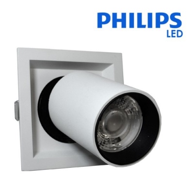 LED  iebūvējamais  gaismeklis  Borem  10W  regulējams  3000K  CRI>90 PH