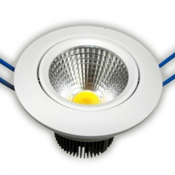 LED  iebūvējamais  gaismeklis  Rowan  LED COB  5W 4500K