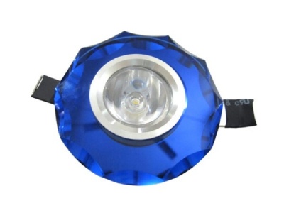 LED  iebūvējamais  gaismeklis  Venom  Blue  1*1W  silti  balts