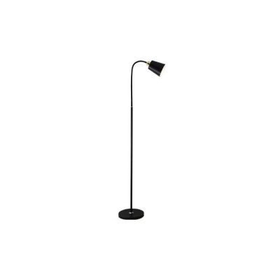 Koko  stāvlampa  1x E27  155cm , melns + zelts