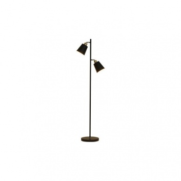 Koko  stāvlampa  2x E27  155cm , melns + zelts