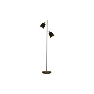 Koko  stāvlampa  2x E27  155cm , melns + zelts