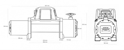 Elektriskā  vinča  DWM 12000 HD  (5443kg)