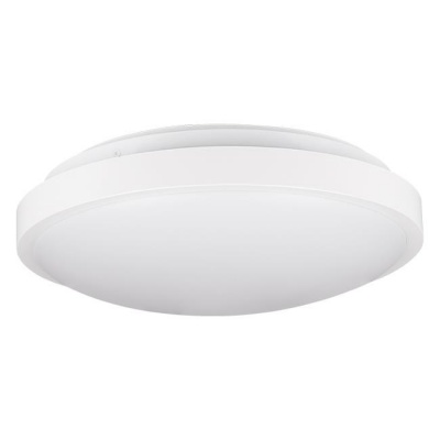 Luvo  griestu  lampa  2xE27  apaļa , balta , ar   mikroviļņu sensoru