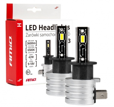 LED  auto  spuldzes  H-mini  Series  H3  AMiO-03330