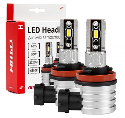 LED  auto  spuldzes  H-mini  sērija  H8/H9/H11/H16  AMiO-03333