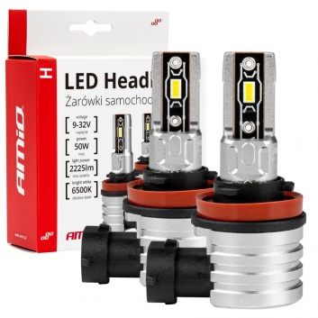 LED  auto  spuldzes  H-mini  sērija  H8/H9/H11/H16  AMiO-03333