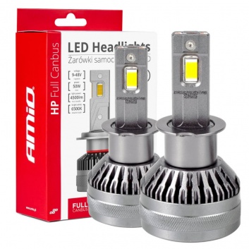 LED  auto  spuldzes  HP  Series  H3  12-24V  6500k  AMIO-03672  Full  Canbus