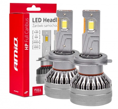 LED  auto  spuldzes  HP Series  H7/H18  Canbus  AMiO-03674